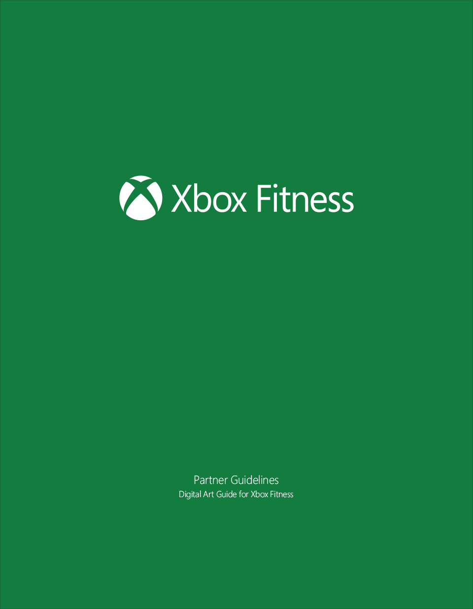 Xbox Fitness Style guide