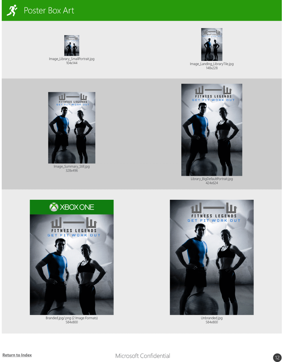 Xbox Fitness Style guide