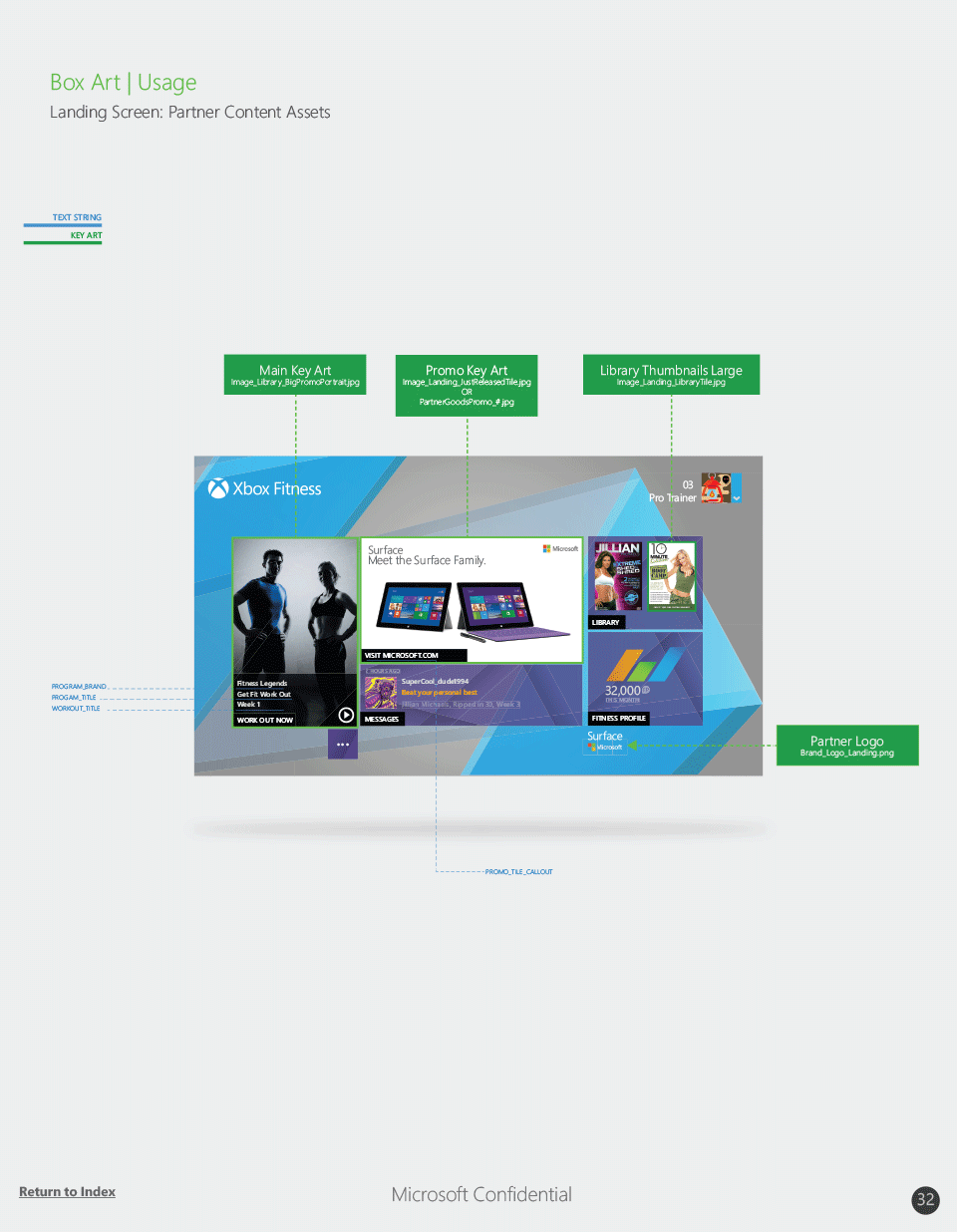 Xbox Fitness Style guide