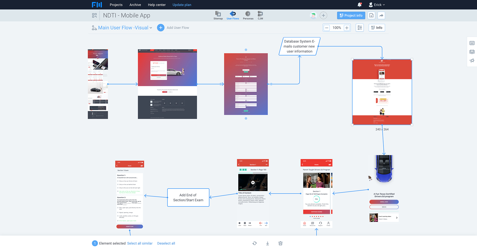 Userflow Screenshot